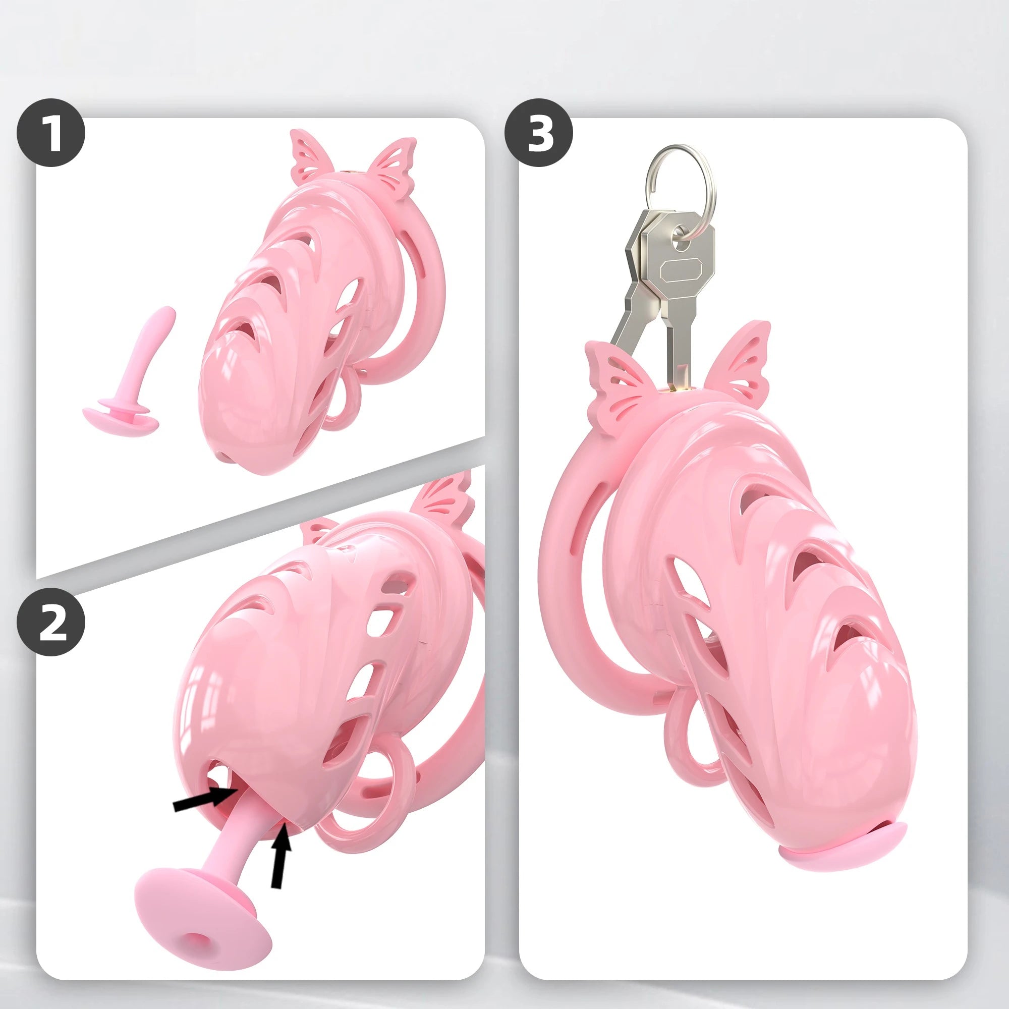 Velvet Promise Soft Chastity Cage