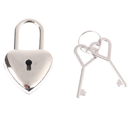 Silver Heart Keepsake Lock