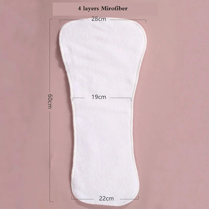 2pcs Washable Adult Diaper Inserts