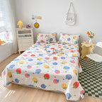 3 Piece Reversible Kawaii Quilt Sets