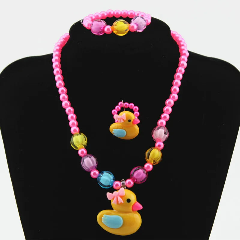 Adorable Little Duckie Jewelry Set