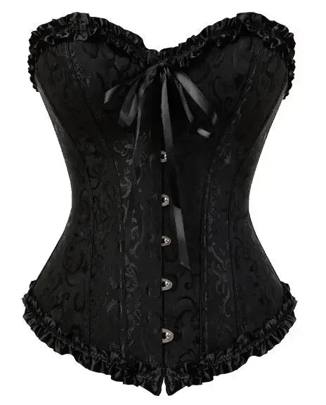 Plus Size Corset Dress & Tutu Skirt Set