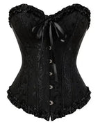 Plus Size Corset Dress & Tutu Skirt Set