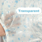 ABDL High Waist Snowflakes PVC Diaper Cover