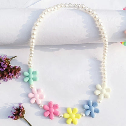 Cute Candy Color Star Necklace