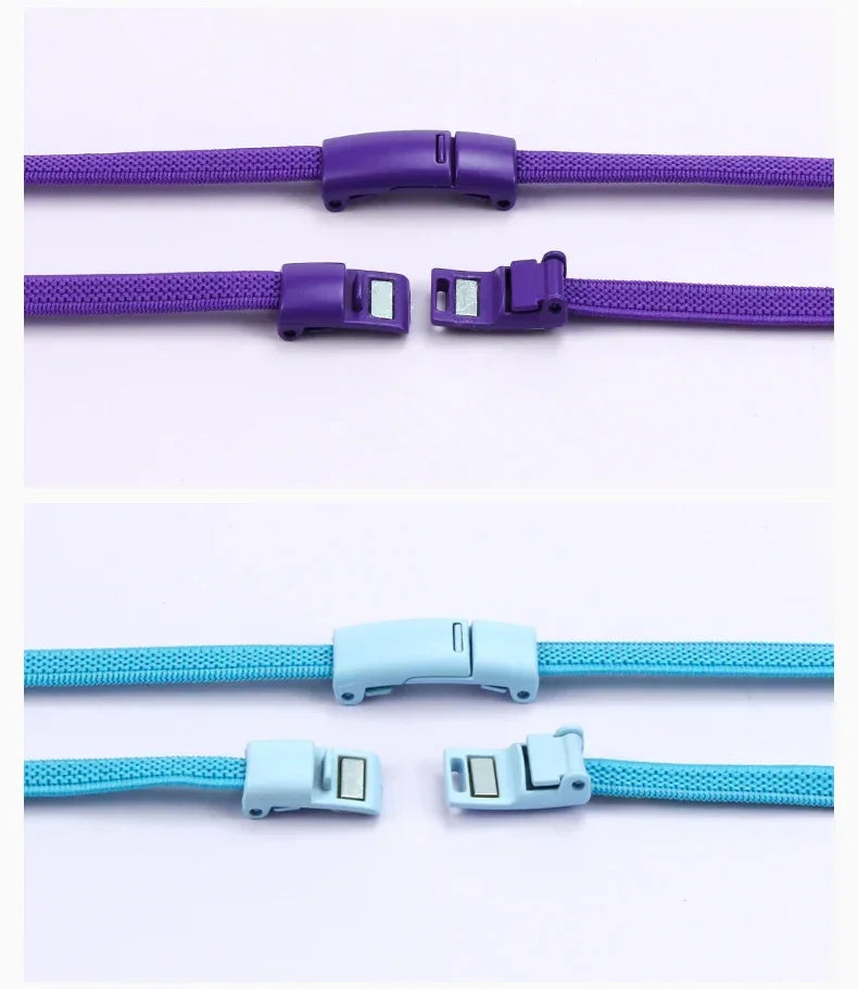 Easy-Step Magnetic No-Tie Shoelaces (Colors)