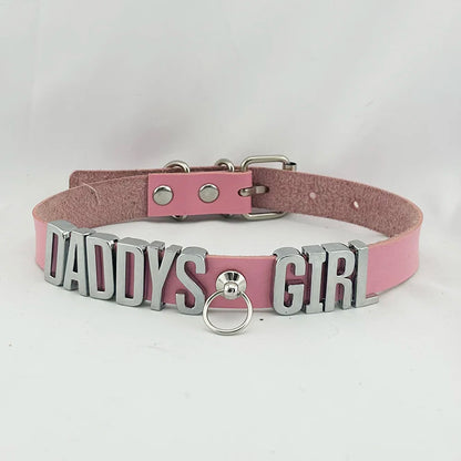 Yes Daddy Pink Collar + Leash (Colors)