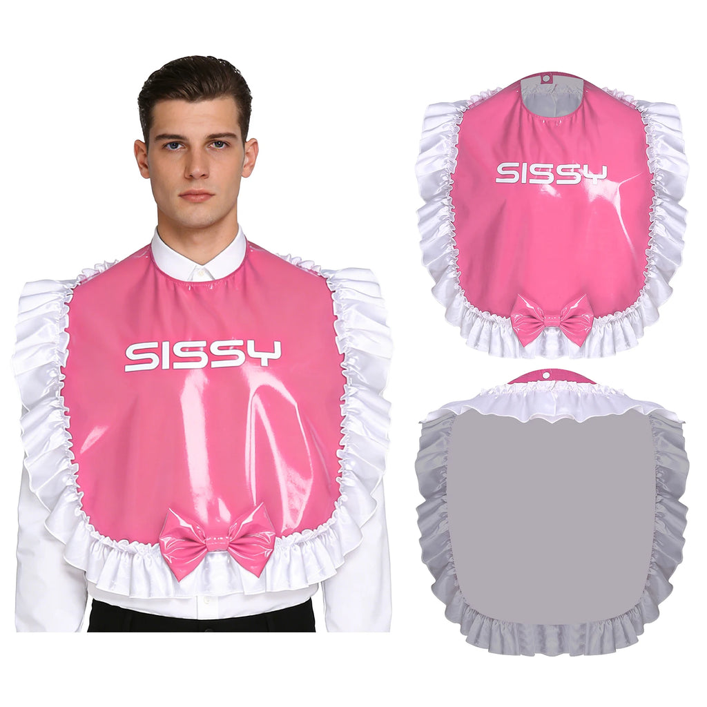 Sweet Sissy Ruffle Large Bib