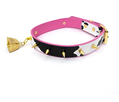 Sexy Moo Moo PU Leather Collar