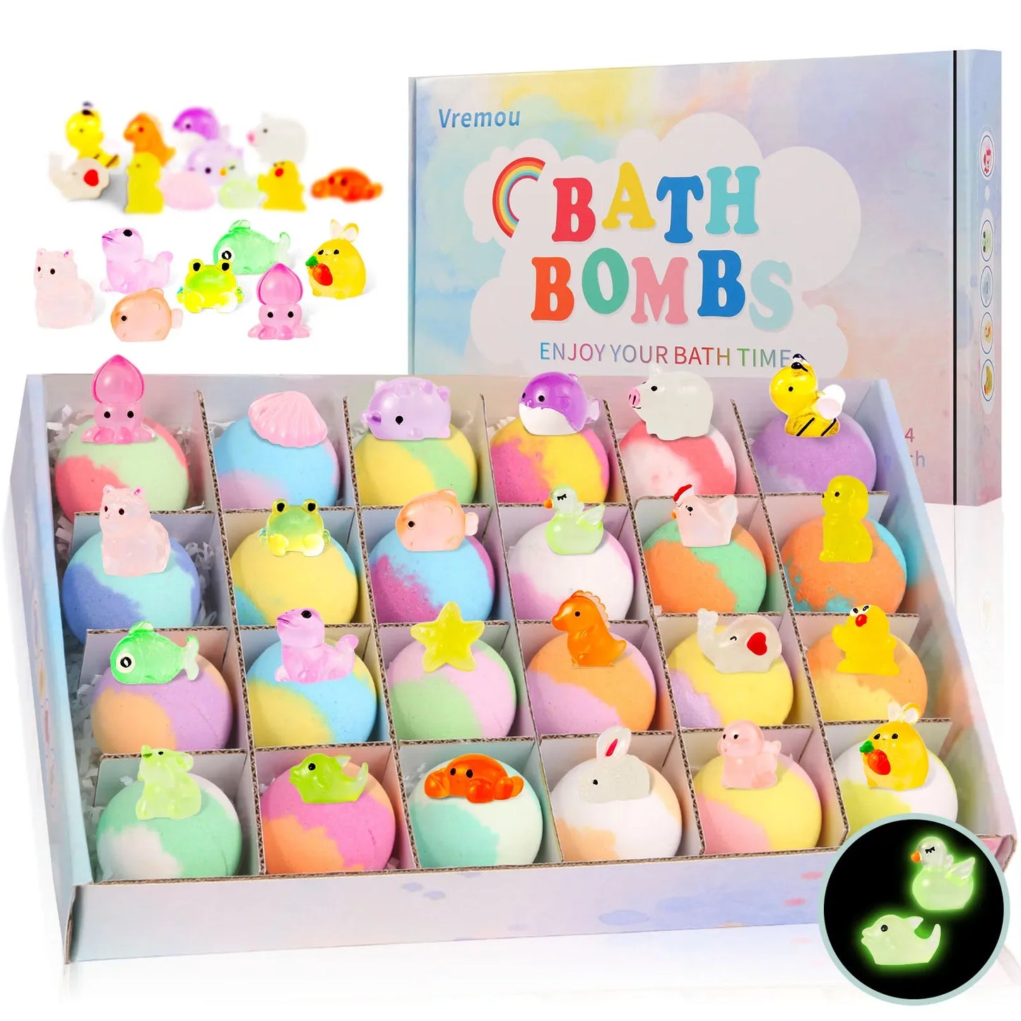 Mystery Fizz Surprise Bath Bomb Collection (24 Pack)