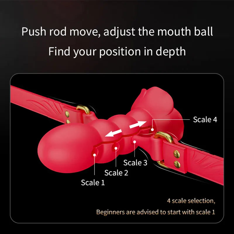 Bondage Deep Throat Mouth Plug