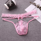Lace Sheer Sissy Pouch Panties