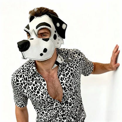 Spotty Sweetheart Dalmatian Petplay Mask