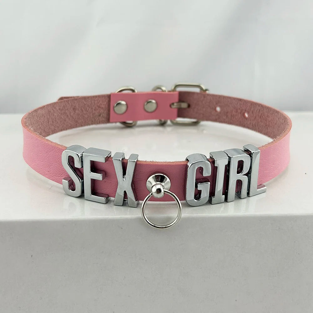 Yes Daddy Pink Collar + Leash (Colors)