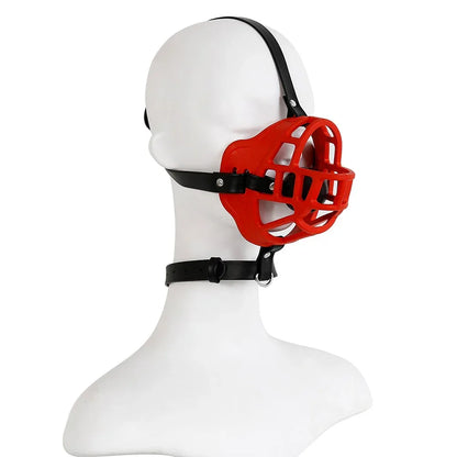 Leather Muzzle Mask - Puppy's Aesthetics
