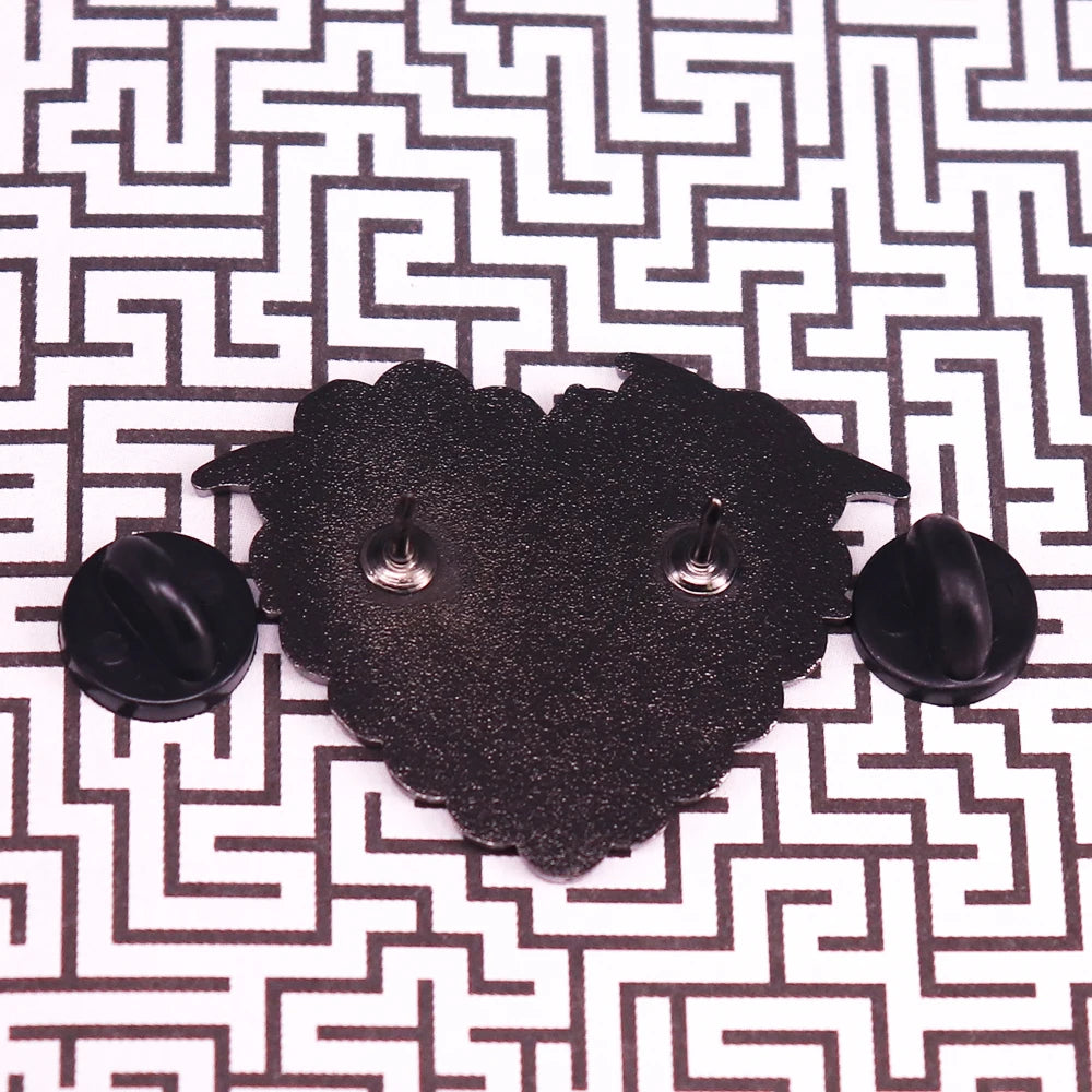 Moonlit Bat Enamel Pin