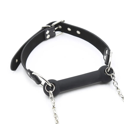 Obedient Pup Bit Gag & Leash Set