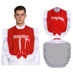 Sweet Sissy Ruffle Large Bib