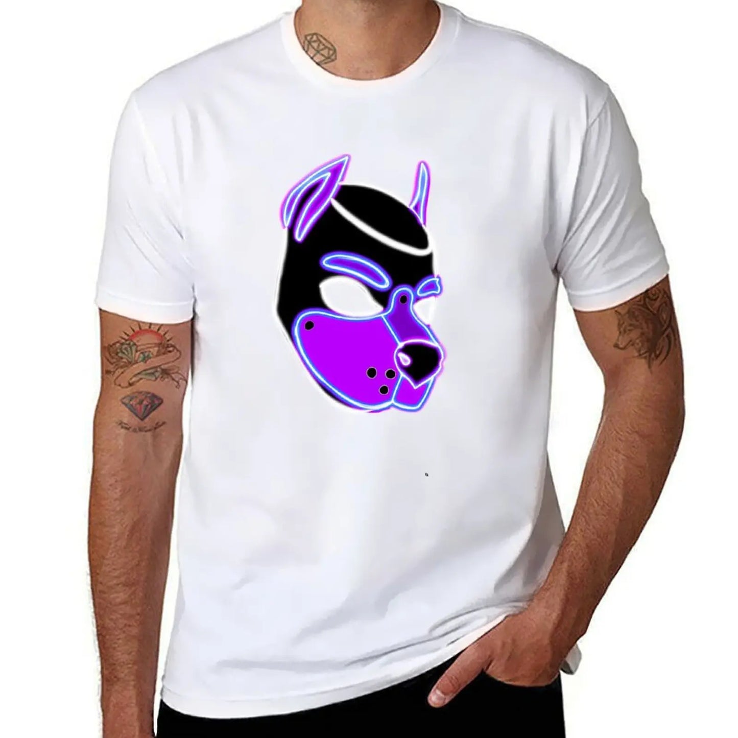 Neon Pup Graphic Play Tee (Colors)
