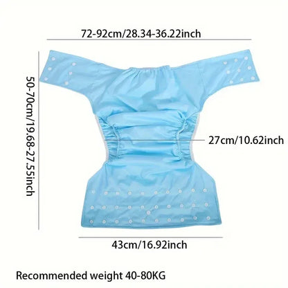 Reusable Adult Cloth Diaper (Colors) - Puppy's Aesthetics