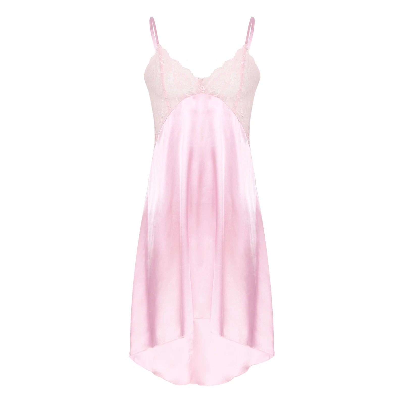 Sissy Lace Dream Satin Nightdress