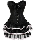 Plus Size Corset Dress & Tutu Skirt Set - Puppy's Aesthetics