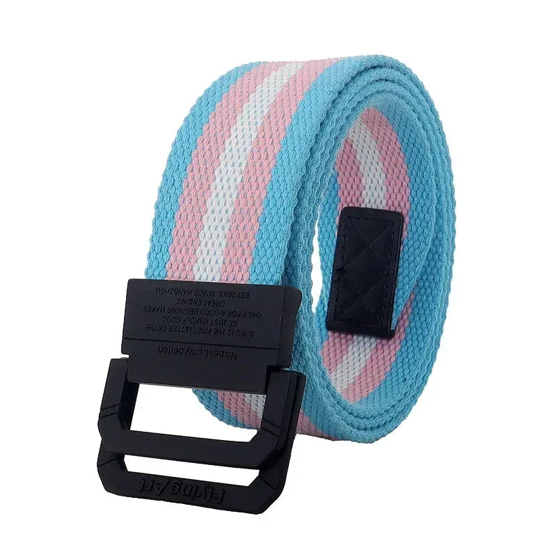 Pride Power Unisex Canvas Belt - Puppy's Aesthetics