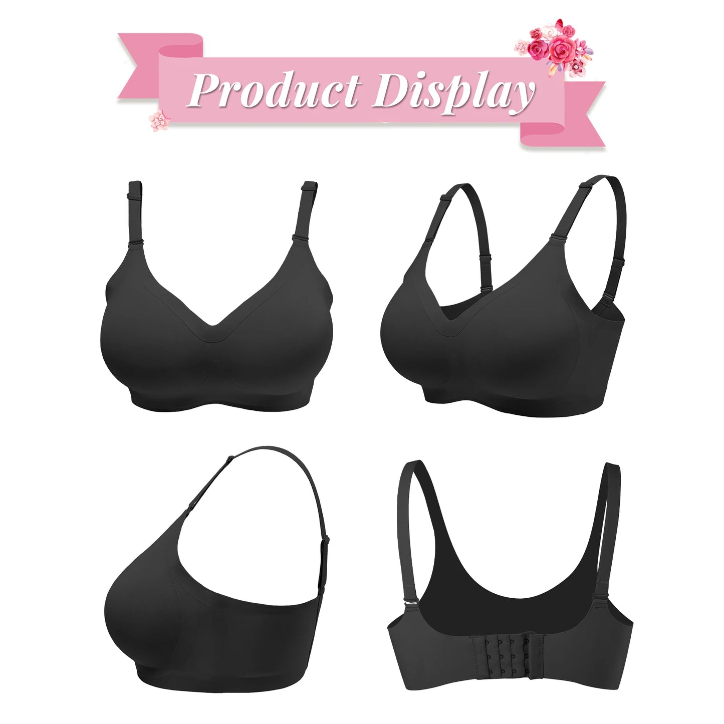 Silicone Gel Breast Forms Bra Set