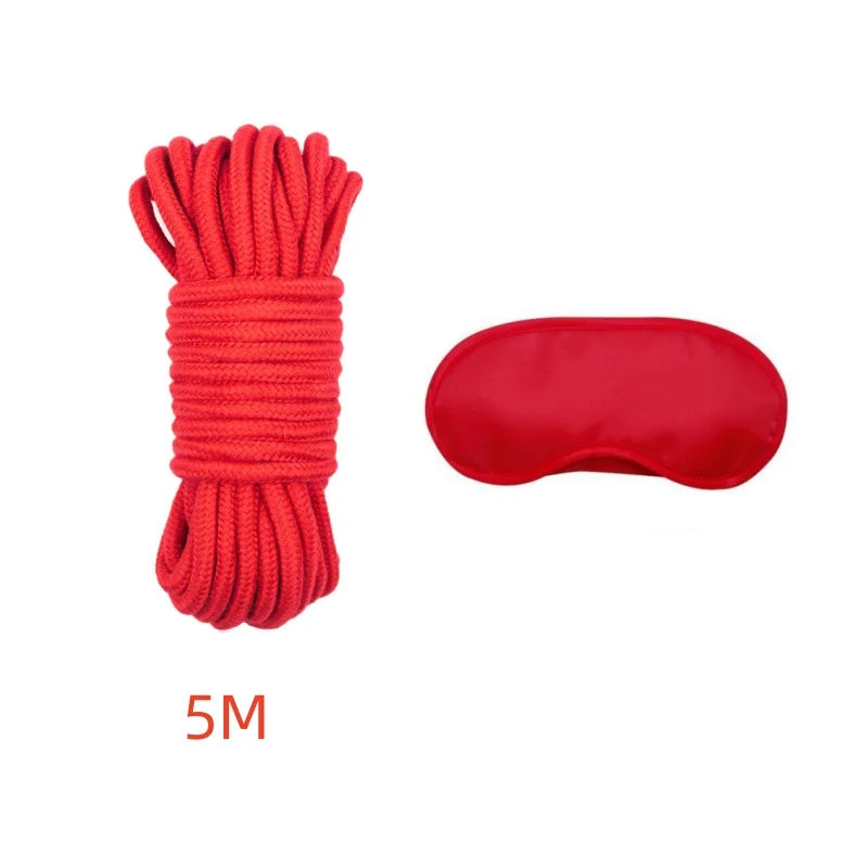 Mask & Shibari Rope Play Set