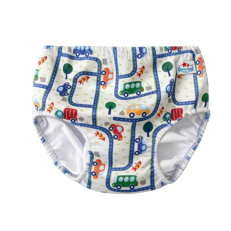 Cars & Streets Adult Swimming Diaper