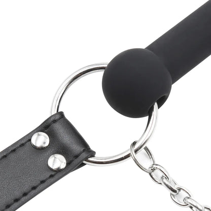 Obedient Pup Bit Gag & Leash Set