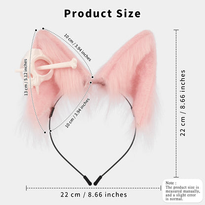 Bonebound Furry Ears Headband (Colors)