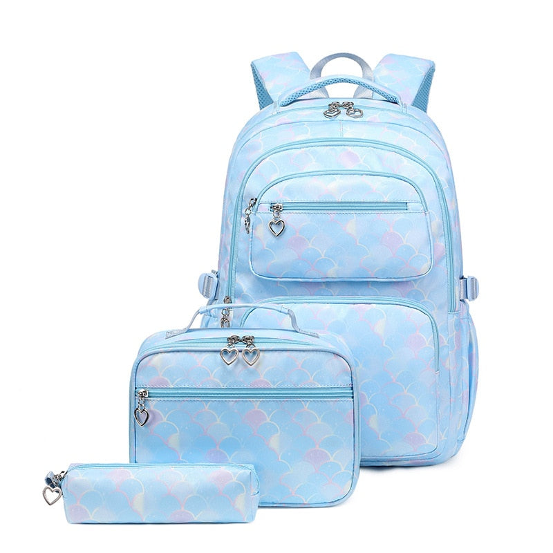 3 Pcs/Set Mermaid Backpack (Colors)