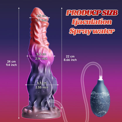 Canine Squirting Dildo – Liquid Silicone - Puppy's Aesthetics