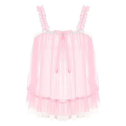 Darling Sheer Sissy Camisole (Colors) - Puppy's Aesthetics