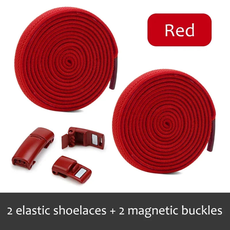 Easy-Step Magnetic No-Tie Shoelaces (Colors)