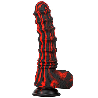 Dark Crimson Fantasy Monster Dildo