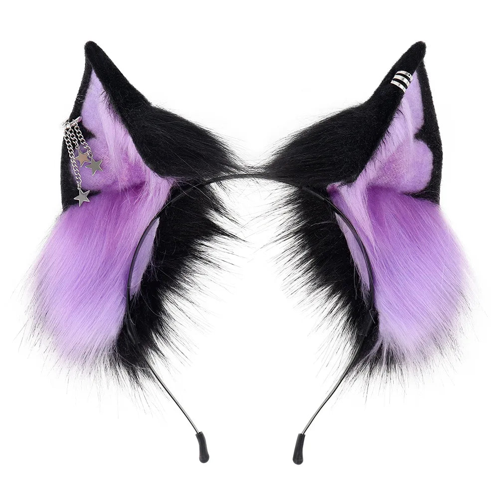 Candy Colors Plush Ear Headband