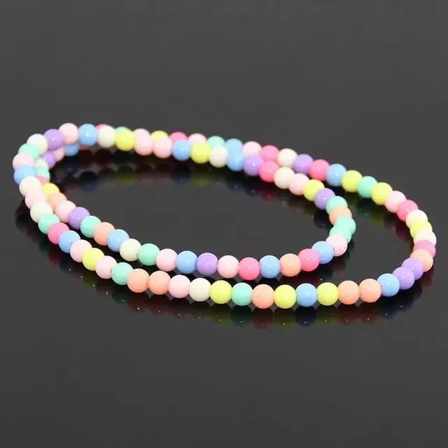 Cute Candy Color Star Necklace