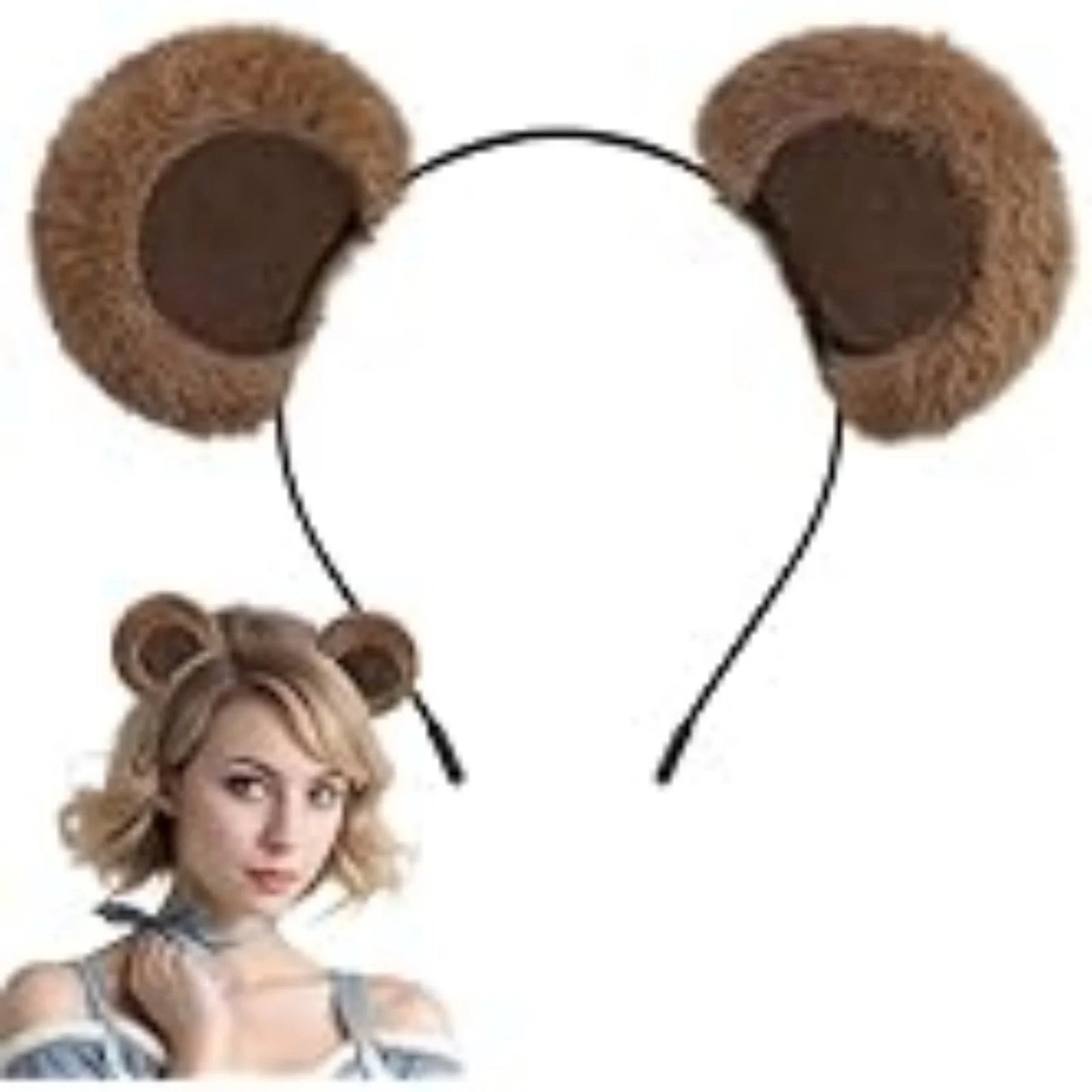 Honey Cub Plush Ear Headband