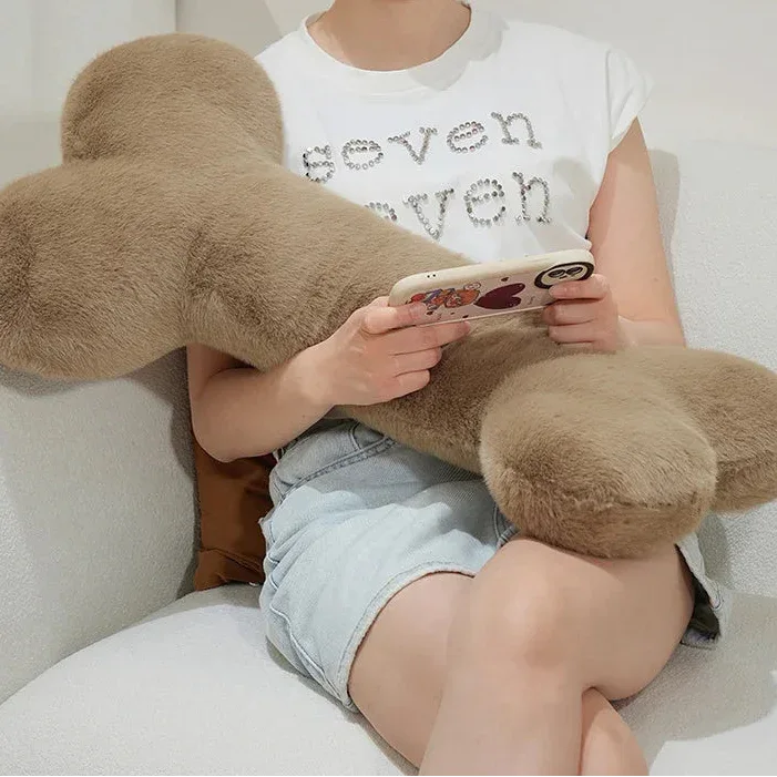 Kawaii Bone Plush Pillow - Puppy's Aesthetics