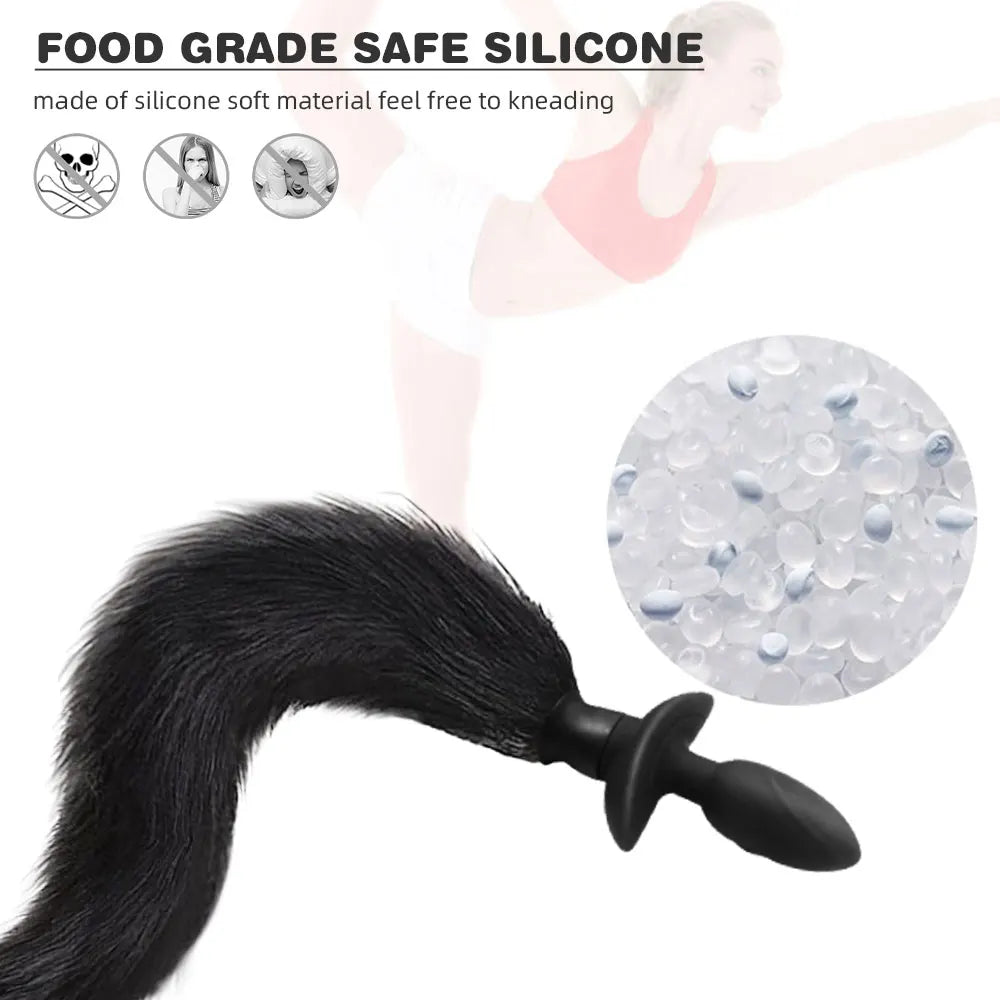 Silken Remote Control Anal Tail