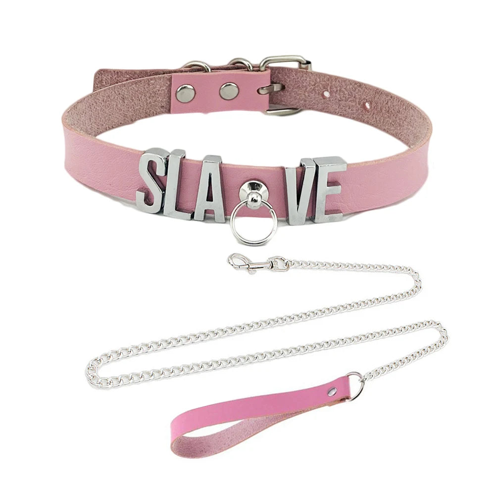 Yes Daddy Pink Collar + Leash (Colors)