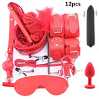 Adult BDSM Erotic Bondage Kit (Colors)