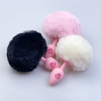 Fluffy Bunny Silicone Paw Plug