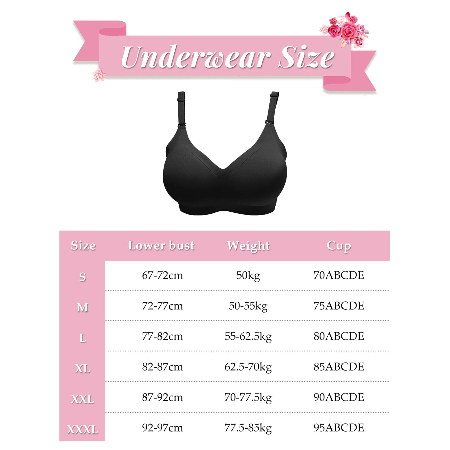 Silicone Gel Breast Forms Bra Set