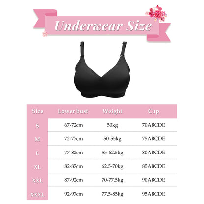 Silicone Gel Breast Forms Bra Set