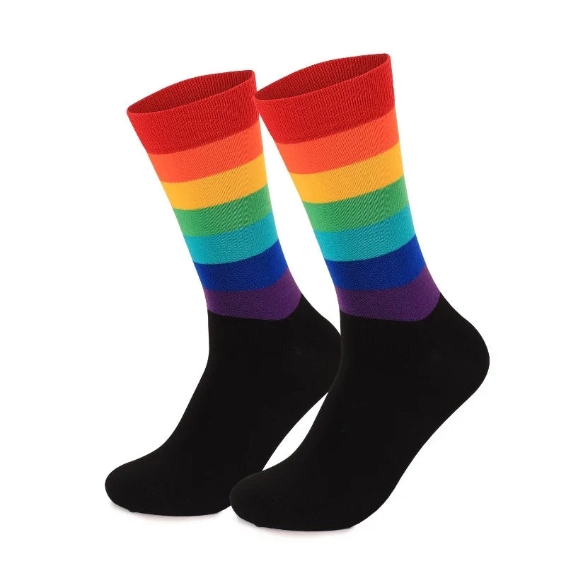 Proud Paws Rainbow Crew Socks (3-Pair Set)