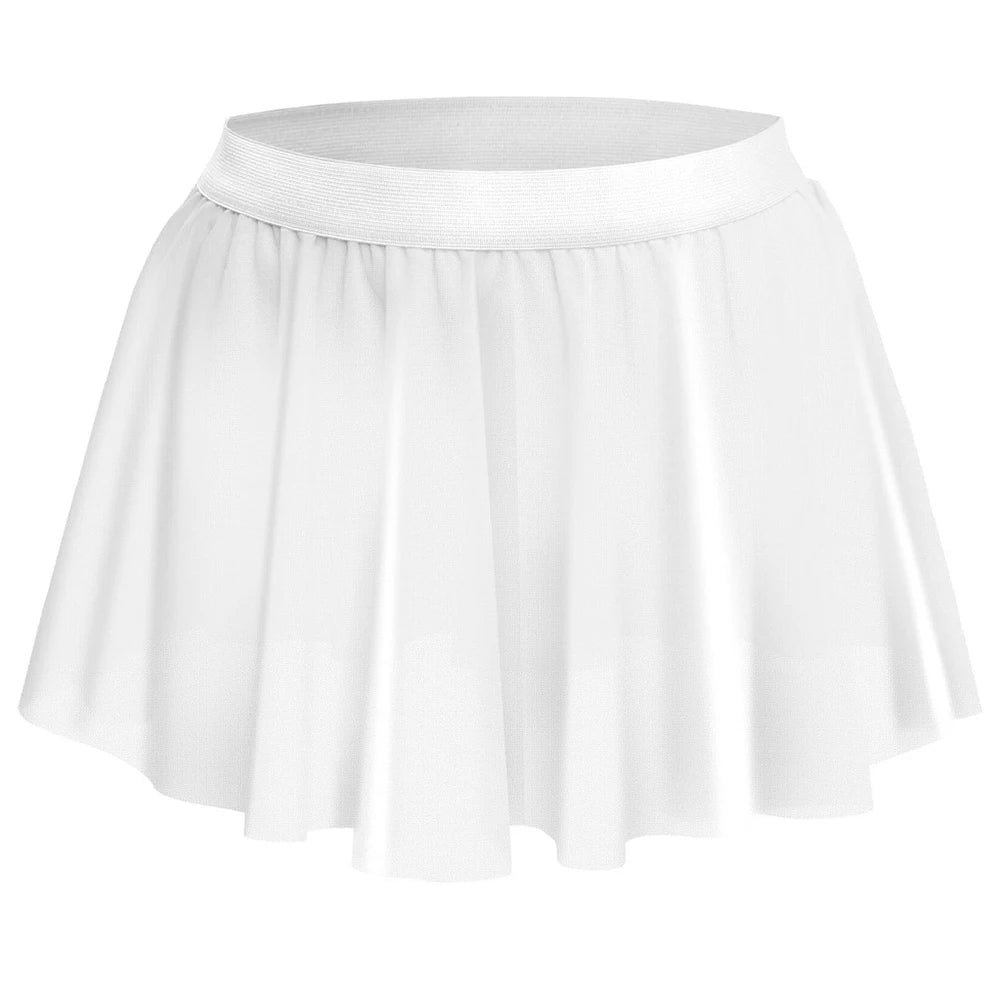 Sissy Mesh Pleated Skirt