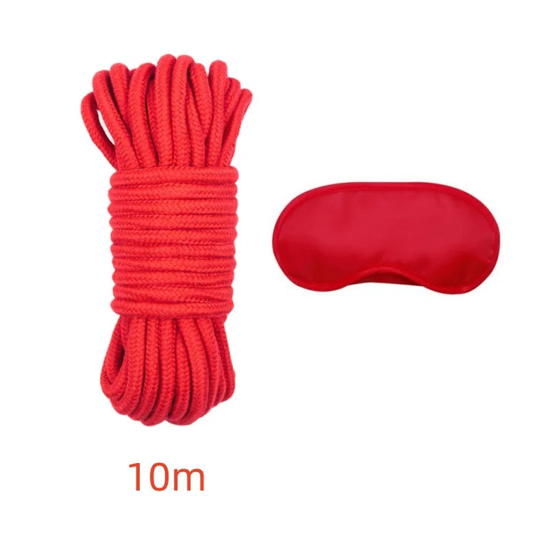 Mask & Shibari Rope Play Set